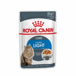 Royal Canin Light Weight Care полнорационный влажный корм для взрослых кошек для профилактики лишнего веса, кусочки в желе, в паучах - 85 г