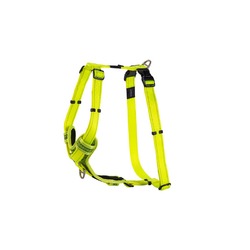 Rogz шлейка для собаки с мягкой вставкой и двухточечным контролем, SJC11H, неоновый желтый 32 - 52 см, 16 мм