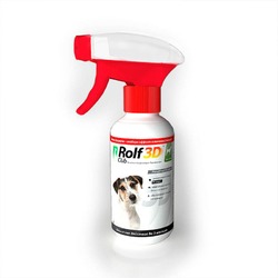 RolfClub 3D Спрей для собак от клещей блох, вшей, власоедов 200 мл