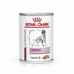 Royal Canin Cardiac Canine полнорационный влажный корм для взрослых собак для поддержания функции сердца при хронической сердечной недостаточности, диетический, паштет, в консервах - 410 г