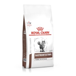 Royal Canin Gastrointestinal Fibre Response полнорационный сухой корм для взрослых кошек при запорах, диетический - 400 г