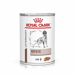 Royal Canin Hepatic Canine полнорационный влажный корм для взрослых собак для поддержания функции печени при хронической печеночной недостаточности, диетический, паштет, в консервах - 420 г