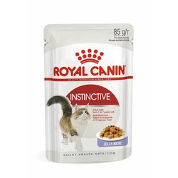 Royal Canin Instinctive полнорационный влажный корм для взрослых кошек, кусочки в желе, в паучах - 85 г