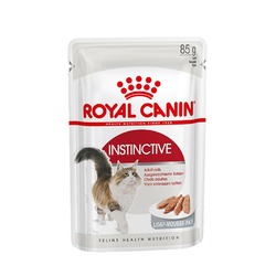 Royal Canin Instinctive полнорационный влажный корм для взрослых кошек, паштет, в паучах - 85 г