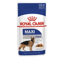 Royal Canin Maxi Adult полнорационный влажный корм для взрослых собак крупных пород, кусочки в соусе, в паучах - 140 г