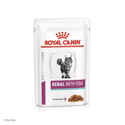 Royal Canin Renal With Fish влажный корм для кошек, диетический, для поддержания функции почек, с рыбой, в паучах - 85 г
