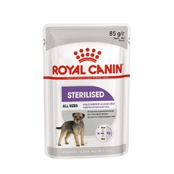 Royal Canin Sterilized полнорационный влажный корм для взрослых стерилизованных собак, паштет, в паучах - 85 г
