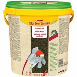 Sera Goldy Color Spirulina Корм для золотых рыб в гранулах для улучшения окраски - 3,8 кг