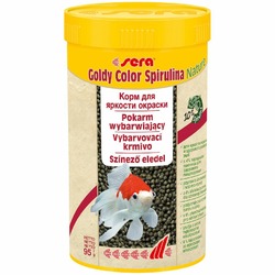 Sera Goldy Color Spirulina Корм для золотых рыб в гранулах для улучшения окраски - 250 мл