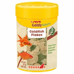 Корм Sera Goldy Nature для золотых рыб в хлопьях - 100 мл, 22 г