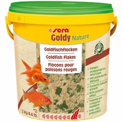 Корм Sera Goldy Nature для золотых рыб в хлопьях - 10000 мл, 2 кг