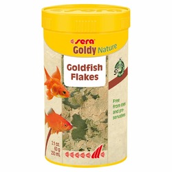 Корм Sera Goldy Nature для золотых рыб в хлопьях - 250 мл, 60 г