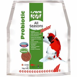 Корм Sera Koi Junior All Seasons Probiotic для прудовых рыб - 5 кг