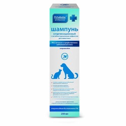 Шампунь Пчелодар для кошек и собак хлоргексидиновый с антибактериальным эффектом - 250 мл