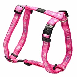 Шлейка для собак ROGZ Fancy Dress XL-25мм (Розовый) 70 - 100 см