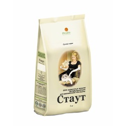 Стаут сухой корм для кошек, профилактика мочекаменной болезни (МКБ), с мясом и злаками - 2 кг