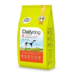 Dailydog Adult Medium Large Breed Low Calorie Turkey and Rice сухой корм для собак средних и крупных пород, низкокалорийный, с индейкой и рисом - 3 кг