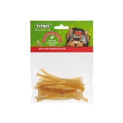 TiTBiT лакомство для собак сухожилия говяжьи (соломка) - 50 г