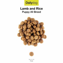 Dailydog Puppy All Breed Lamb and Rice сухой корм для щенков, с ягненком и рисом - 3 кг