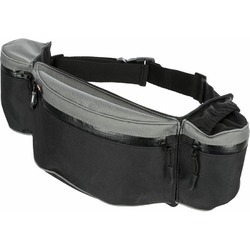 Сумка на пояс Trixie Baggy Belt ремень 62-125 см черно-серого цвета
