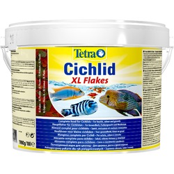 Tetra Cichlid XL корм для всех видов цихлид крупные хлопья - 10 л