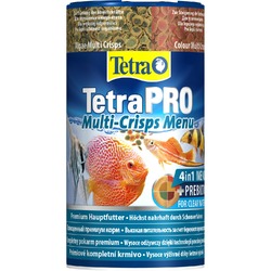 Корм Tetra Pro Menu для всех видов рыб 4 вида чипсов - 250 мл