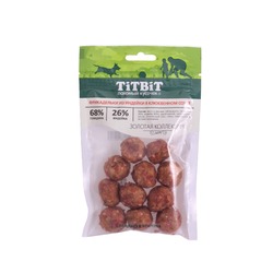 TiTBiT Фрикадельки из индейки в клюквенном соусе для собак, золотая коллекция - 70 г