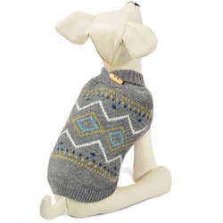 Triol свитер для собак "Геометрия", серый S, 25 см