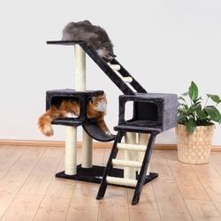 Trixie Домик для кошки Malaga, 109 см, плюш, антрацит