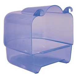 Trixie Купалка 15х16х17 см, прозрачный пластик, голубой