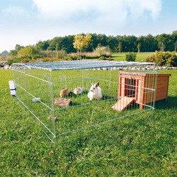 Trixie Загон с крышей для грызунов, 144×116×58 см, оцинкованный