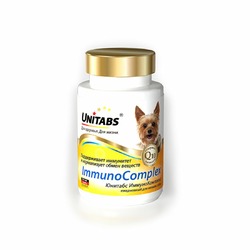 Unitabs ImmunoComplex с Q10 для мелких собак 100 таб