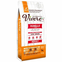 Сухой корм Vivere Maxi Adult для взрослых собак крупных пород со вкусом ягненка
