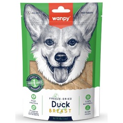 Wanpy Dog сублимированное лакомство для собак, утиная грудка - 40 г