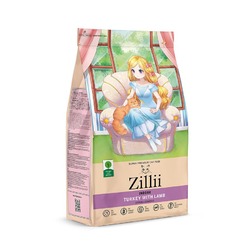 Zillii Indoor Adult Cat сухой корм для взрослых кошек живущих в помещении, с индейкой и ягнёнком - 2 кг