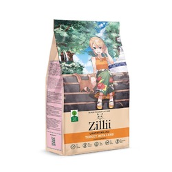 Zillii Light Sterilized Cat сухой корм для взрослых стерилизованных кошек с избыточным весом, с индейкой и ягнёнком - 2 кг
