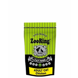 Zooring Adult Cat Chicken сухой корм для взрослых кошек всех пород для кожи и шерсти с цыпленком - 350 г