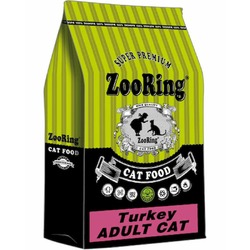 Zooring Adult Cat Turkey сухой корм для взрослых кошек всех пород для кожи и шерсти с индейкой - 10 кг