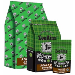 Zooring Adult Dog Стандарт Птичий микс 24/12 сухой корм для взрослых собак средних и крупных пород с птицей - 2 кг