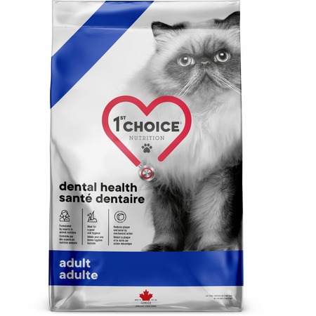 1st Choice Dental Health сухой корм для взрослых кошек для здоровья зубов с курицей - 4 кг фото 1