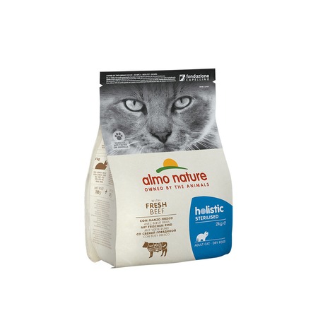 Almo Nature Functional Adult Cat Sterilised Beef & Rice 2 кг фото 1