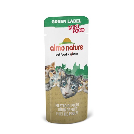 Almo Nature Green Label Cat Mini Food Chicken Fillet 3 г фото 1