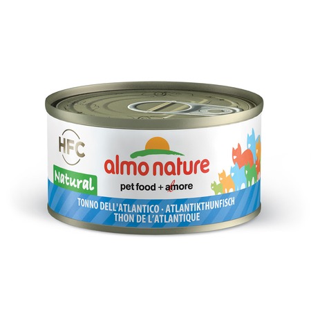 Almo Nature Legend Adult Cat Atlantic Tuna влажный корм для кошек, с атлантическим тунцом, кусочки в бульоне, в консервах - 70 г фото 1