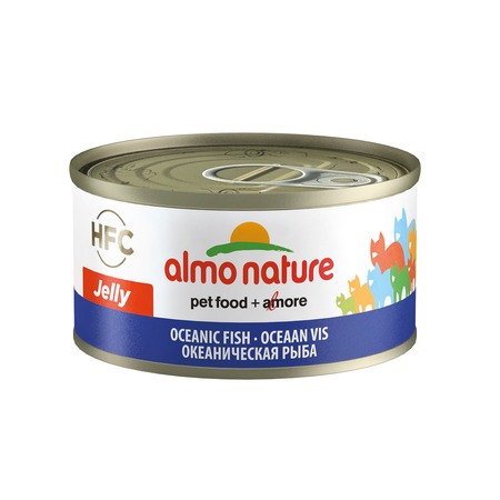 Almo Nature Legend Adult Cat Oceanic Fish консервированный корм с цельными кусочками океанической рыбы в бульоне для взрослых кошек - 70 гр. х 24 шт. фото 1