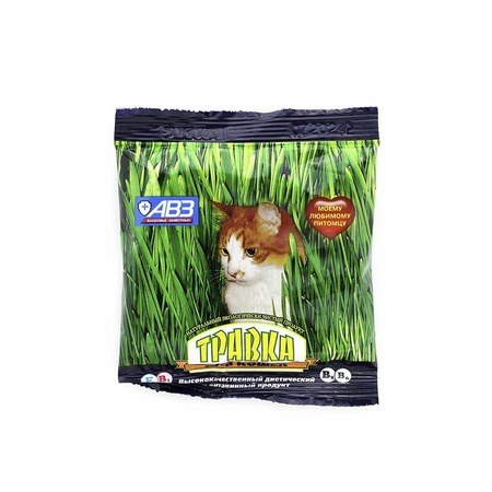 АВЗ Травка для кошек смесь семян злаковых трав, 30 г фото 1