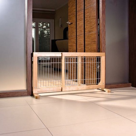 Барьер-загородка Trixie для собак 63-108х50х31 см деревянная фото 1