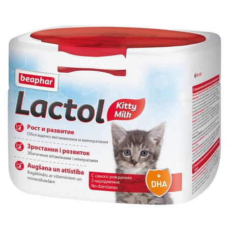 Beaphar Lactol Kitty Milk сухая молочная смесь для котят - 250 г фото 1