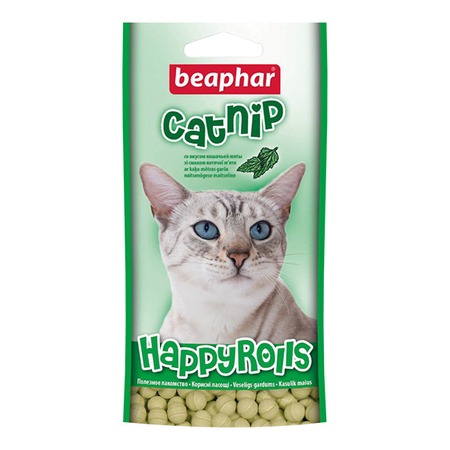 Beaphar Happy Rolls Catnip лакомство для кошек с кошачьей мятой - 80 шт фото 1
