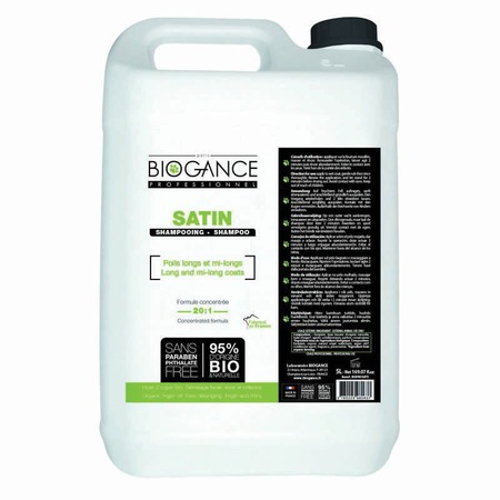 Biogance Satin Pro шампунь  для длинной шерсти концентрированый - 5 л фото 1