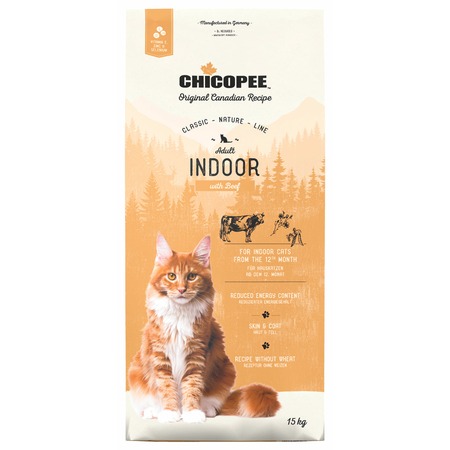 Chicopee CNL Cat Adult Indoor сухой корм для домашних кошек с говядиной фото 1